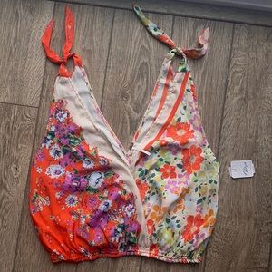 Floral free people top